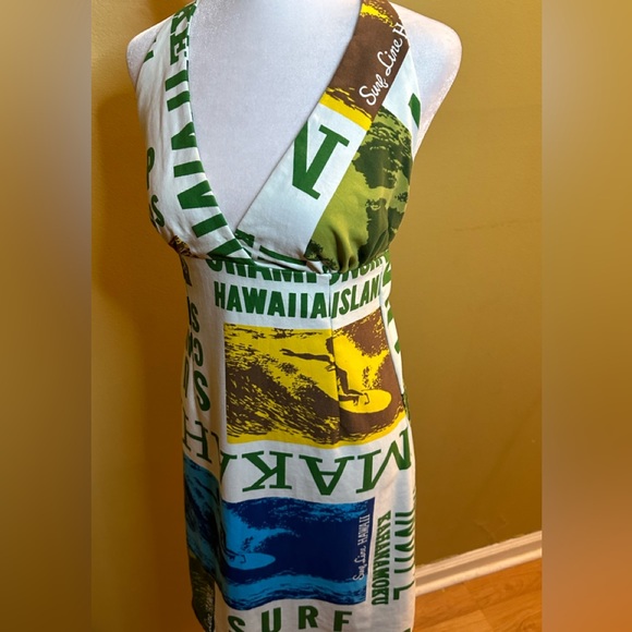 Rare Vintage Surfer Line - Surfer Line Hawaii Halter Dress - Picture 5 of 8